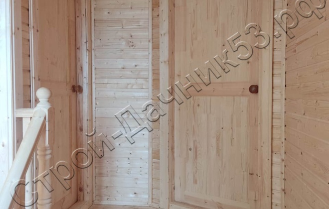 4 Каркасно-щитовой дом Д-59, 6x6м, 69.8 М², Московская область, Шаховской район, деревня Рябинки (21)